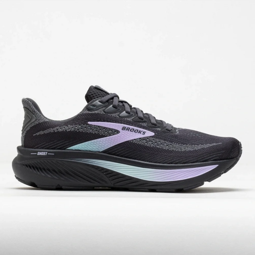 NWT Brooks Ghost 17 Grey/Clearwater/Purple - Picture 1 of 7